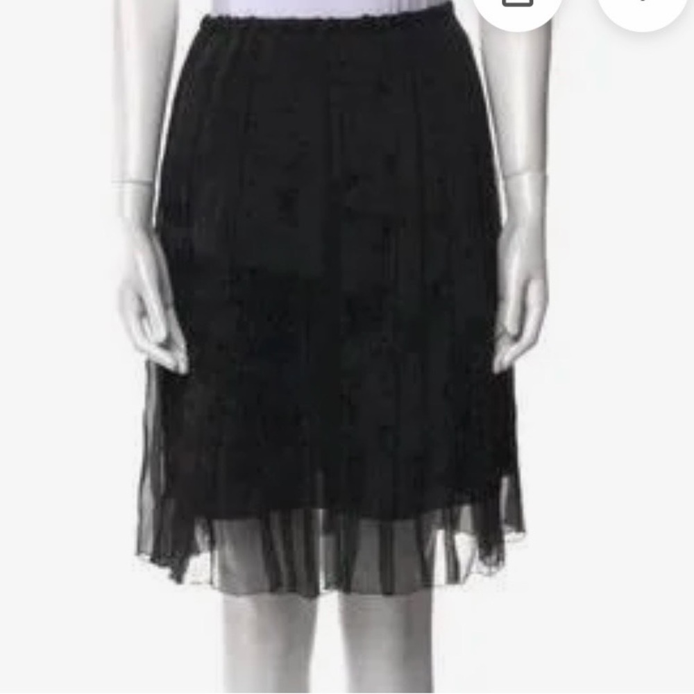 Marc Jacobs Pleated Midi Skirt Women's Size 10 Designer NY Chic